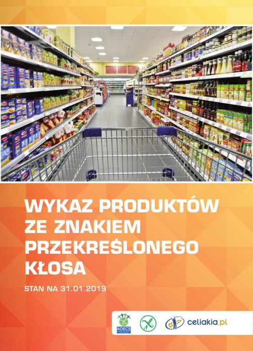 Wykaz produktów ze znakiem Przekreślonego Kłosa – stan na 31.01.2019 r.