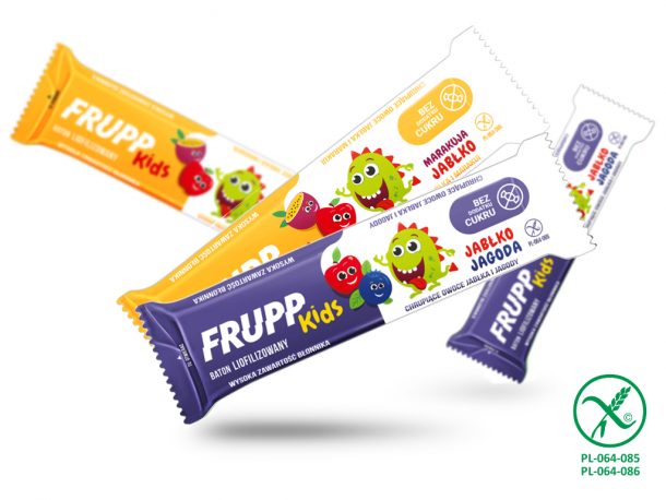 FRUPP Kids – nowe batony liofilizowane od Celiko