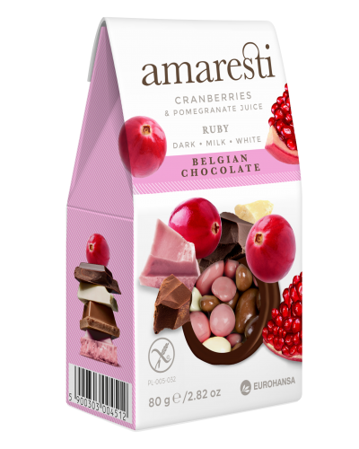 Amaresti – owoce i orzechy w czekoladzie firmy Eurohansa