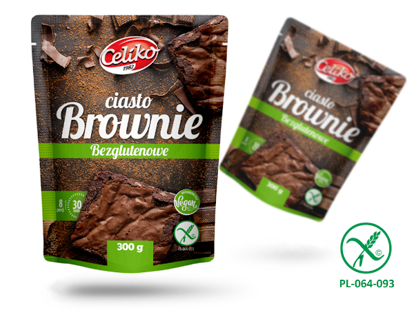 Brownie Celiko – nowość ze znakiem Przekreślonego Kłosa