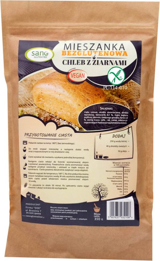 Nowe produkty od Sano Gluten Free